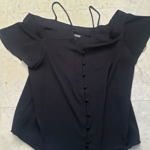 Black express top size small